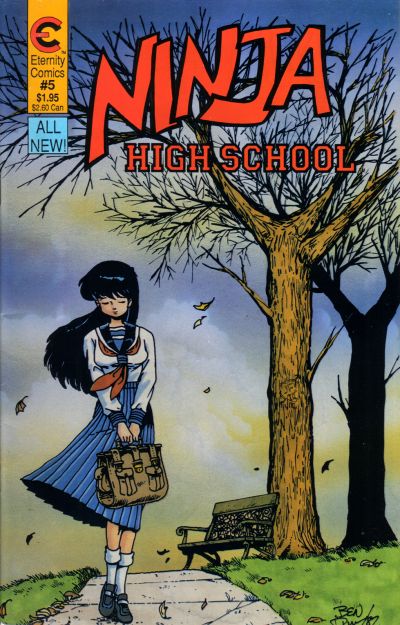 Cover for Ninja High School (Malibu, 1988 series) #5