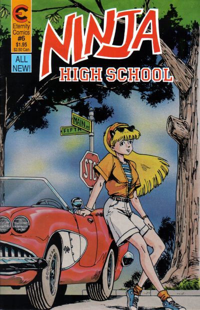 Cover for Ninja High School (Malibu, 1988 series) #6