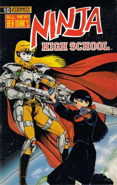 Cover for Ninja High School (Malibu, 1988 series) #10
