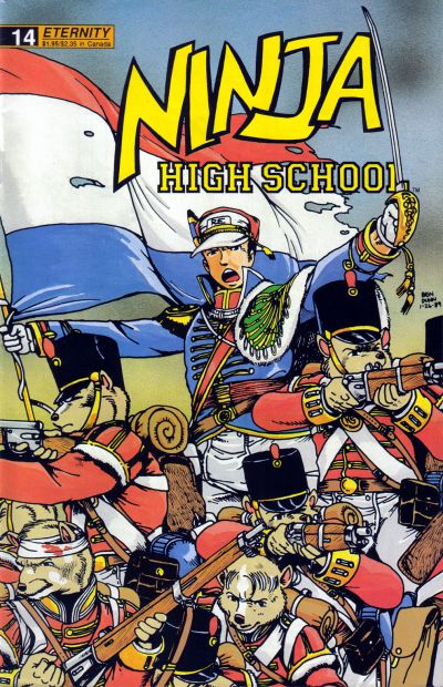 Cover for Ninja High School (Malibu, 1988 series) #14
