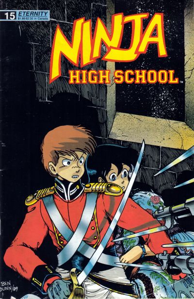 Cover for Ninja High School (Malibu, 1988 series) #15