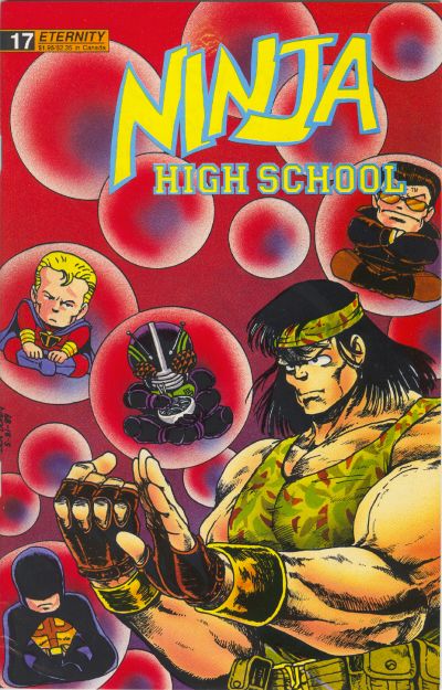 Cover for Ninja High School (Malibu, 1988 series) #17