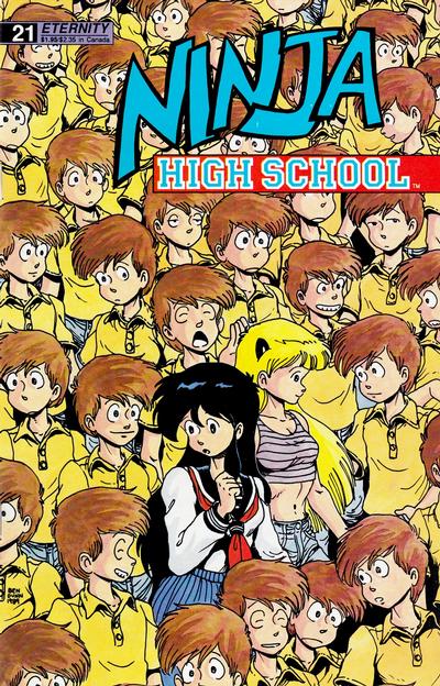Cover for Ninja High School (Malibu, 1988 series) #21