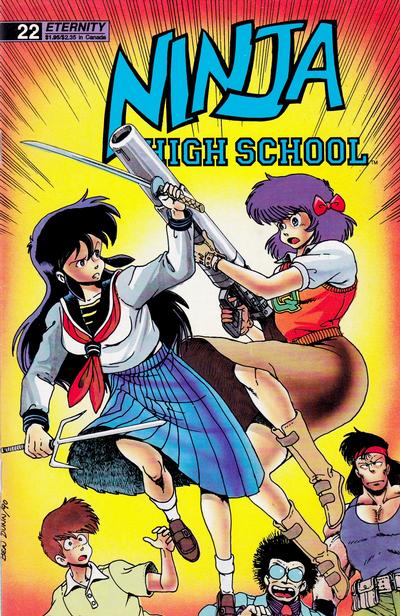 Cover for Ninja High School (Malibu, 1988 series) #22