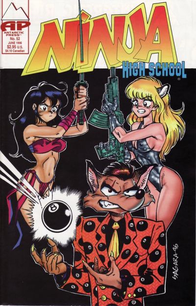Cover for Ninja High School (Antarctic Press, 1994 series) #52