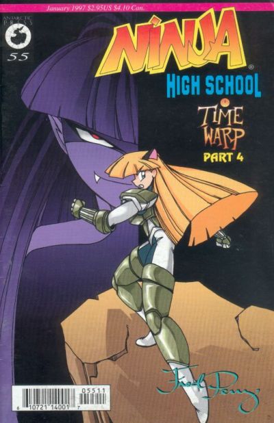 Cover for Ninja High School (Antarctic Press, 1994 series) #55