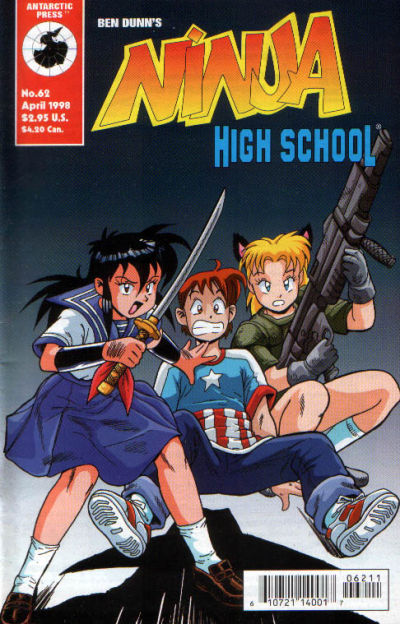 Cover for Ninja High School (Antarctic Press, 1994 series) #62
