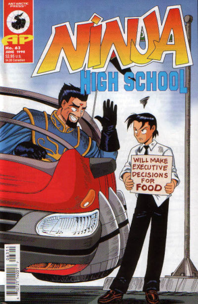 Cover for Ninja High School (Antarctic Press, 1994 series) #63