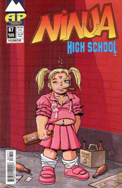 Cover for Ninja High School (Antarctic Press, 1994 series) #67