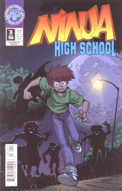 Cover for Ninja High School (Antarctic Press, 1994 series) #74