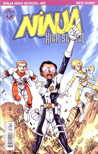 Cover for Ninja High School (Antarctic Press, 1994 series) #80