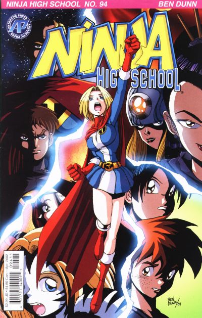 Cover for Ninja High School (Antarctic Press, 1994 series) #94