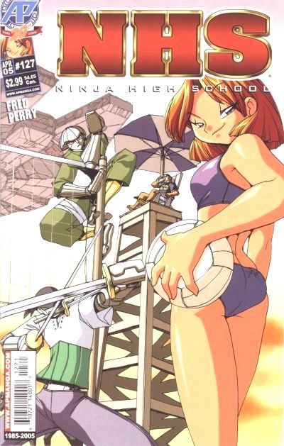 Cover for Ninja High School (Antarctic Press, 1994 series) #127