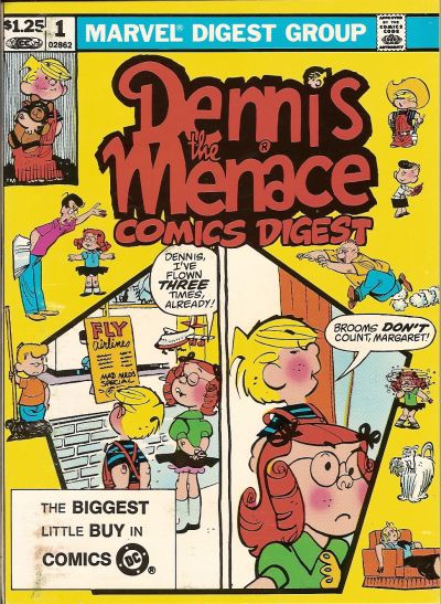 Cover for Dennis the Menace Comics Digest (Marvel, 1982 series) #1 [Direct]