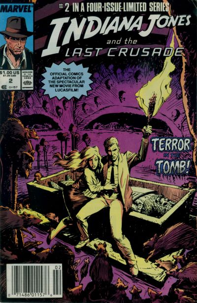 Cover for Indiana Jones and the Last Crusade (Marvel, 1989 series) #2 [Newsstand]