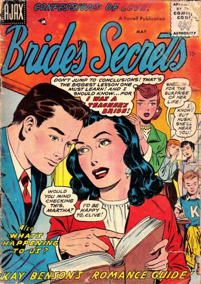 Cover for Bride's Secrets (Farrell, 1954 series) #12