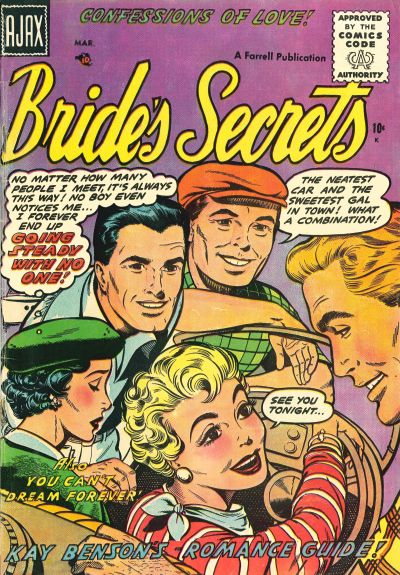 Cover for Bride's Secrets (Farrell, 1954 series) #14