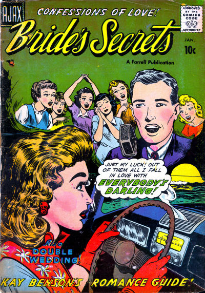 Cover for Bride's Secrets (Farrell, 1954 series) #18