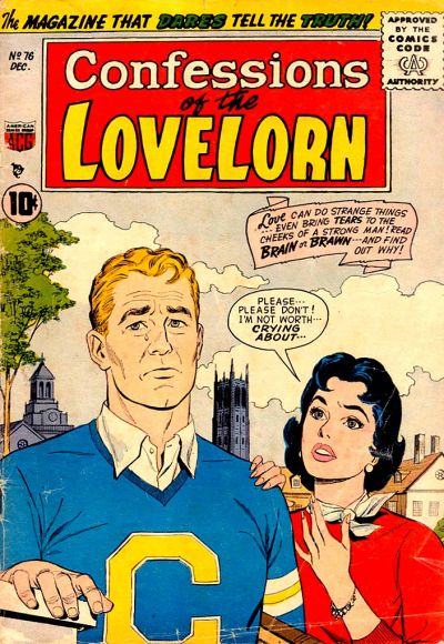 Cover for Confessions of the Lovelorn (American Comics Group, 1956 series) #76