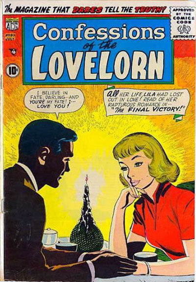 Cover for Confessions of the Lovelorn (American Comics Group, 1956 series) #83