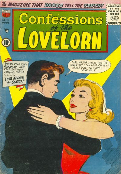 Cover for Confessions of the Lovelorn (American Comics Group, 1956 series) #85