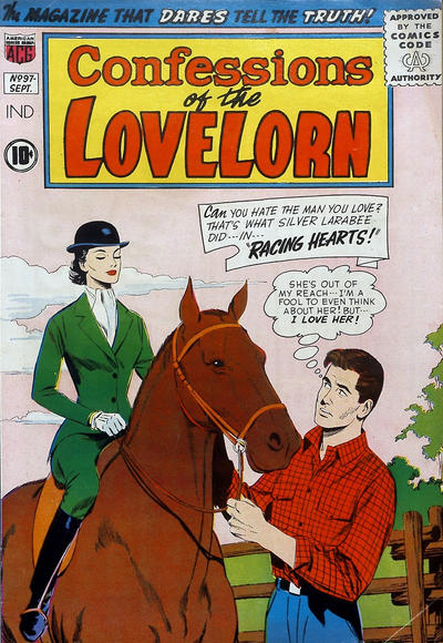 Cover for Confessions of the Lovelorn (American Comics Group, 1956 series) #97
