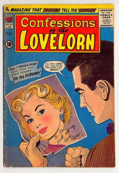 Cover for Confessions of the Lovelorn (American Comics Group, 1956 series) #101
