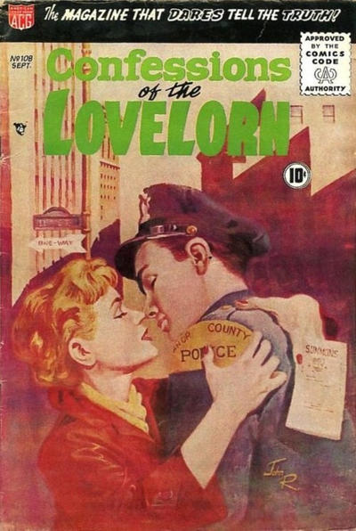 Cover for Confessions of the Lovelorn (American Comics Group, 1956 series) #108