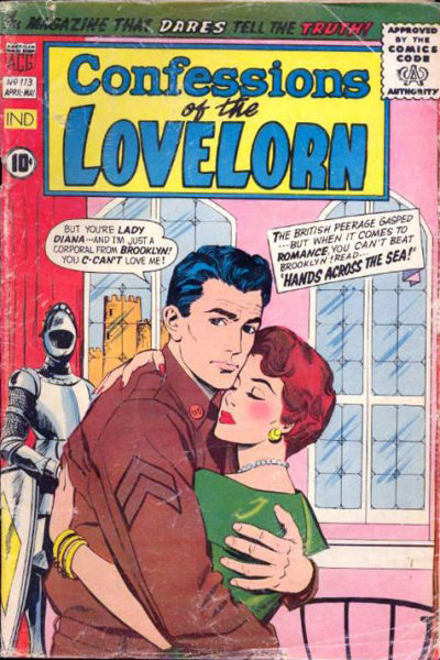 Cover for Confessions of the Lovelorn (American Comics Group, 1956 series) #113