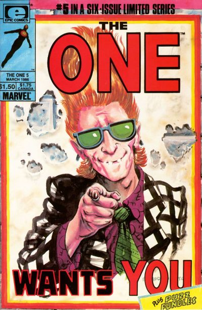 Cover for The One (Marvel, 1985 series) #5