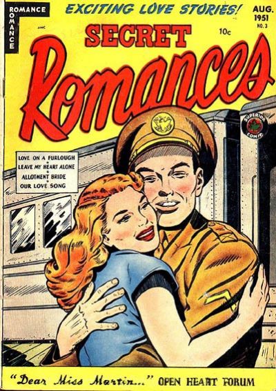 Cover for Secret Romances (Superior, 1951 series) #3