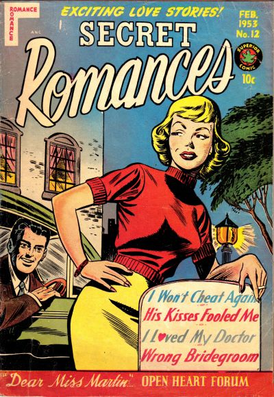 Cover for Secret Romances (Superior, 1951 series) #12