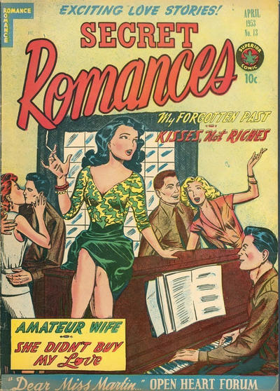 Cover for Secret Romances (Superior, 1951 series) #13