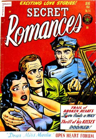 Cover for Secret Romances (Superior, 1951 series) #14