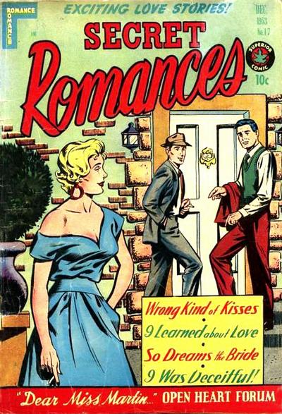 Cover for Secret Romances (Superior, 1951 series) #17