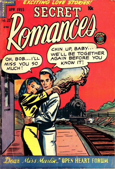 Cover for Secret Romances (Superior, 1951 series) #25
