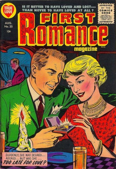 Cover for First Romance Magazine (Harvey, 1949 series) #35
