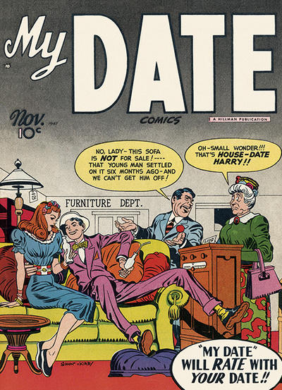 Cover for My Date Comics (Hillman, 1947 series) #v1#3