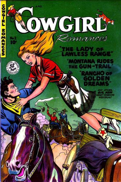 Cover for Cowgirl Romances (Fiction House, 1950 series) #2