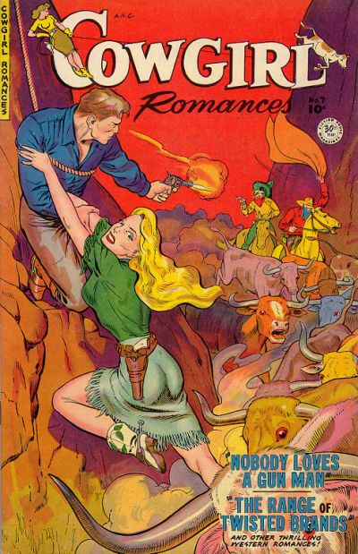 Cover for Cowgirl Romances (Fiction House, 1950 series) #7