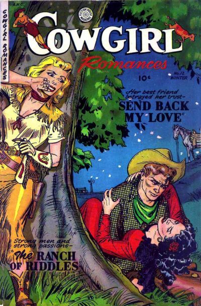 Cover for Cowgirl Romances (Fiction House, 1950 series) #12