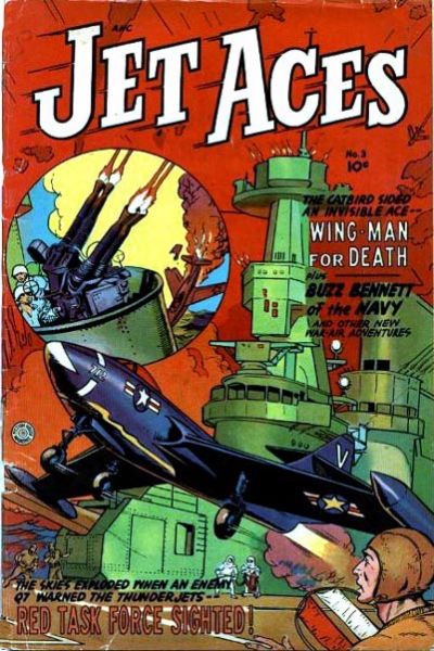 Cover for Jet Aces (Fiction House, 1952 series) #3