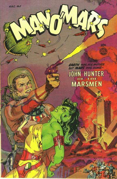 Cover for Man O' Mars (Fiction House, 1953 series) #1