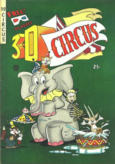 Cover for 3-D Circus (Fiction House, 1953 series) #1