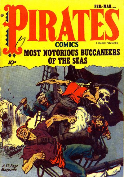 Cover for Pirates Comics (Hillman, 1950 series) #v1#1