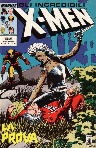 Cover for Gli Incredibili X-Men (Edizioni Star Comics, 1990 series) #25