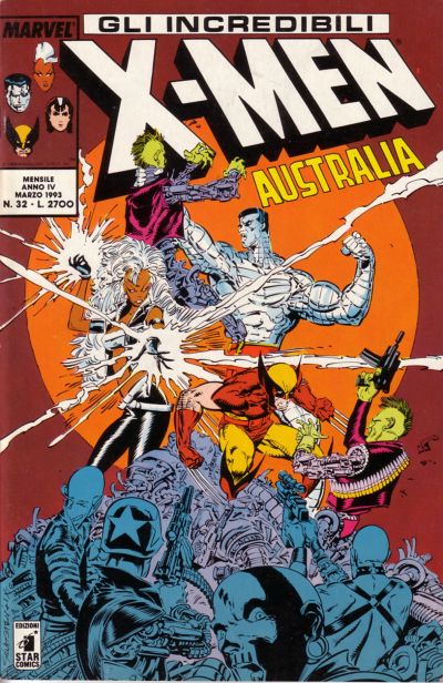 Cover for Gli Incredibili X-Men (Edizioni Star Comics, 1990 series) #32