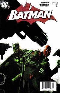 Cover Thumbnail for Batman (DC, 1940 series) #647 [Newsstand]