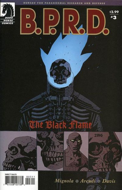 Cover for B.P.R.D., The Black Flame (Dark Horse, 2005 series) #3 (20)