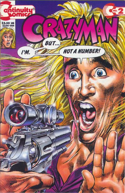 Cover for Crazyman (Continuity, 1993 series) #2